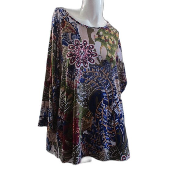 🌺 Tahjay Plus 2X Floral Boho Top 🌿 - Picture 1 of 13